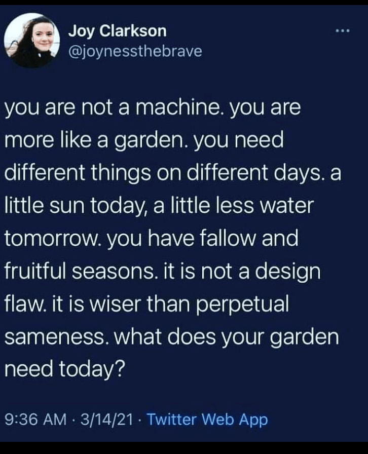 Gardens, not Robots, a&nbsp;prayer